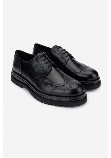 Erkek Deri Siyah Deri Klasik Ayakkabı 537 3495 Erk Ayk SK24-25 Sıyah Dr fiyatları