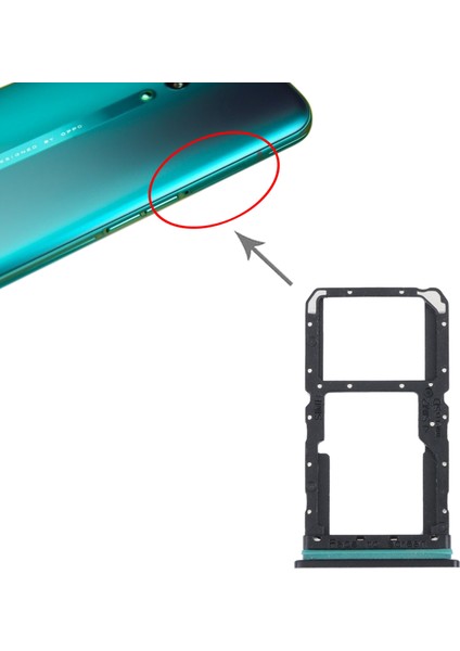 Oppo Reno Sım + Sım / Mikro Sd Kart Tepsisi Için (Yurt Dışından)