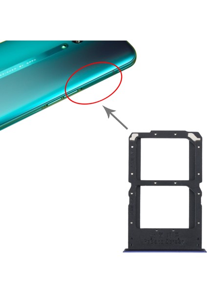 Oppo Reno Sım + Sım / Mikro Sd Kart Tepsisi Için (Yurt Dışından)