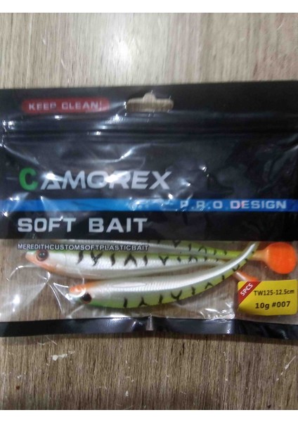 Soft Bait 5li 12,5 cm 10 gr Silikon Balık - TW125 - #007