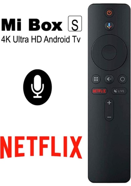 Xiaomi Mi Box S 4K Android TV Box Medya Oynatıcı Kumandası