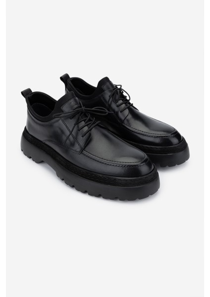 Erkek Hakiki Deri Siyah Antik Casual Ayakkabı 863 10269 Erk Ayk SK24-25 Sıyah Antık fiyatları