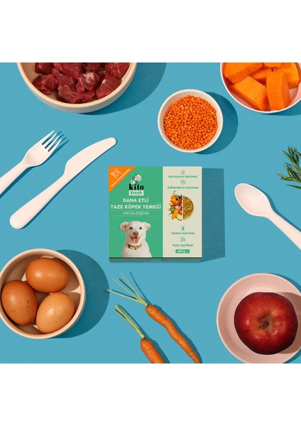 Yetişkin Köpek Maması 15 kg + Dana Etli Kito Fresh x 6 fiyatları