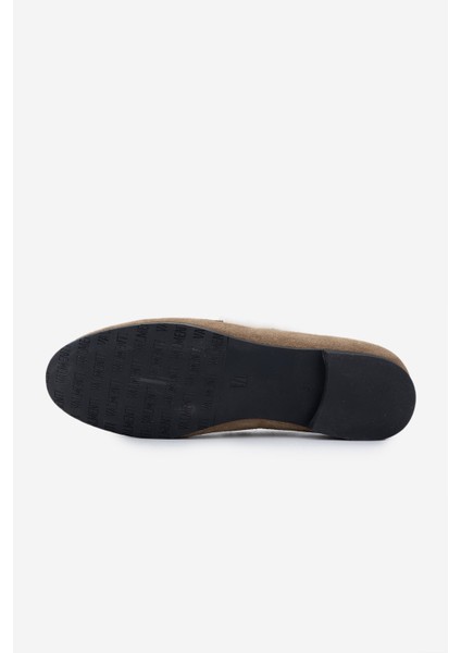 Kadın Deri Loafer Ayakkabı 1046 3426-1 Bn Ayk SK24-25 Bej Yrm Suet/kurk fırsatları