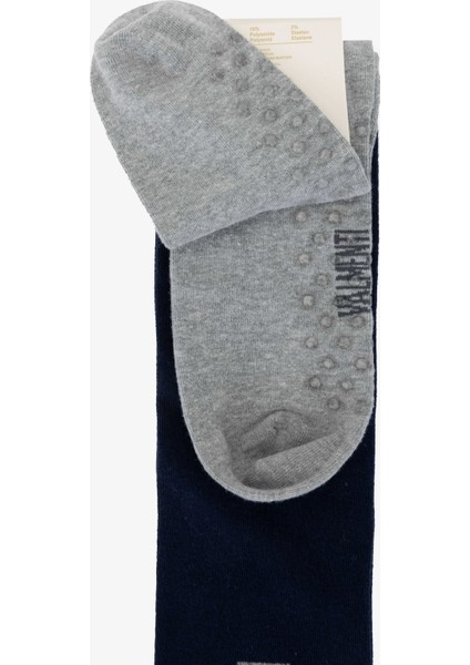 Erkek Tekstil Gri Binici Çorabı Çorap 1069 1501 Erk Bınıcı Corap 40-44 Grı/lacı