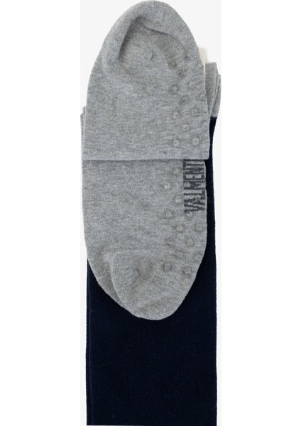 Kadın Tekstil Gri Binici Çorabı Çorap 1069 1501 Bn Bınıcı Corap 36-40 Grı/lacı