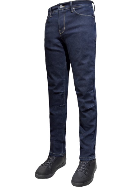 City Biker Cold Killer Dark Blue Korumalı Motosiklet Kot Pantolonu Erkek fırsatları