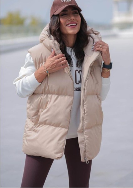 Şık Tasarım Kolay Kombin Şişme Yelek Mont fiyatları