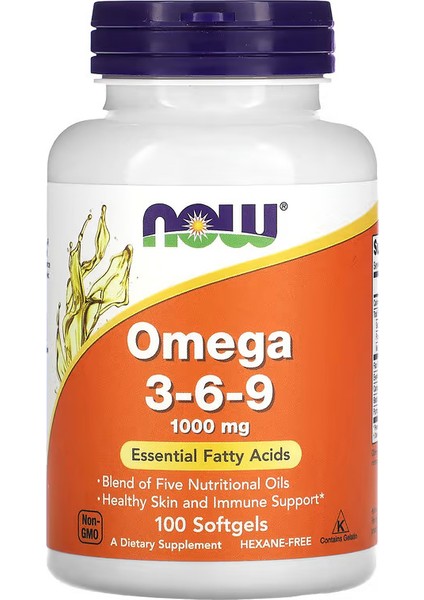 Omega 3 - 3-6-9 1,000 Mg 100 Softgel