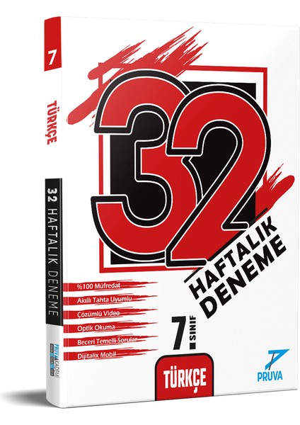 Pruva 7. Sınıf 32 Haftalık Kkd Deneme Seti ( Türkçe - Matematik - Fen Bilimleri - Sosyal Bilgiler )
