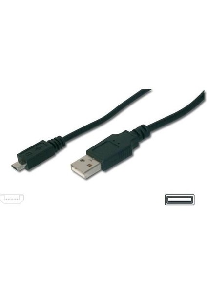 USB Connection Cable Type A-Microb M/m 3.0m USB 2.0