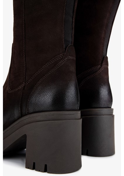 Kadın Hakiki Deri Kahverengi Nubuk Casual Çizme 322 2351307 Bn Czm SK24-25 Kahve Nbk fırsatları