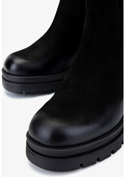 Kadın Hakiki Deri Siyah Nubuk Casual Çizme 322 2351307 Bn Czm SK24-25 Sıyah Nbk modelleri