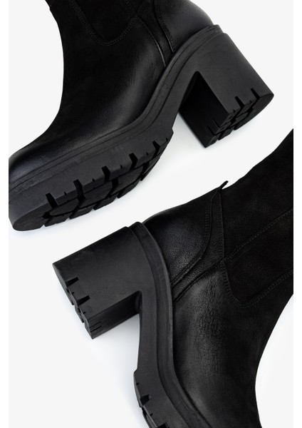 Kadın Hakiki Deri Siyah Nubuk Casual Çizme 322 2351307 Bn Czm SK24-25 Sıyah Nbk indirimleri