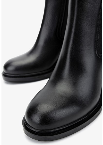 Kadın Hakiki Deri Siyah Deri Casual Bot 322 2453102 Bn Bot SK24-25 Sıyah Dr modelleri