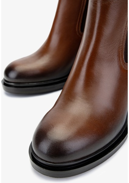 Kadın Hakiki Deri Taba Deri Casual Bot 322 2453102 Bn Bot SK24-25 Taba Dr modelleri