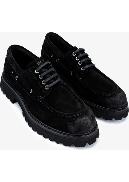 Erkek Süet Deri Siyah Süet Casual Ayakkabı 325 2225-14 Erk Ayk SK24-25 Sıyah Suet fiyatları