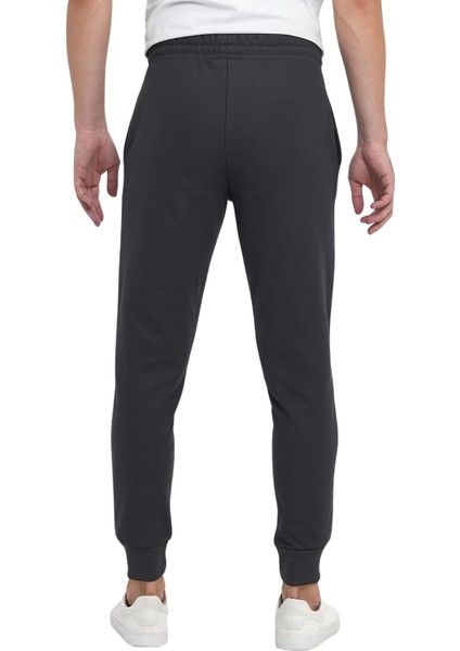 Erkek Şardonlu Polyester Pike Paça Ribanalı Eşofman Altı