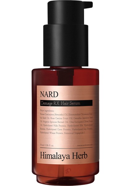 Damage Rx Hair Serum - Hasar Onarıcı Saç Serumu 70ml