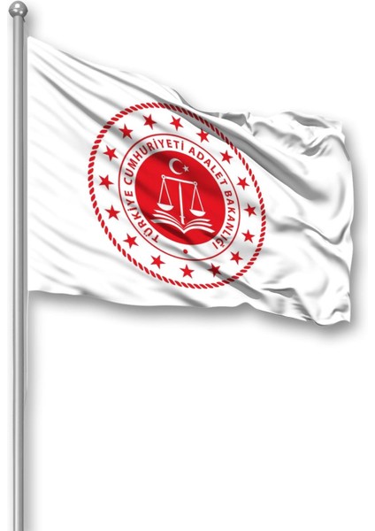 Adalet Bakanlığı Kurum Bayrağı 150 x 225 cm Raşel Kumaş
