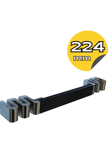 Dekoratif Krom Kulp - 224 mm 259 P02
