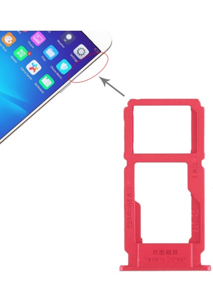 Oppo R11 Için Tepsi + Mikro Sd Kart Tepsisi (Yurt Dışından)