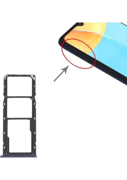 Oppo A15 CPH2185 Için Tepsi+Mikro Sd Kart Tepsisi (Yurt Dışından)