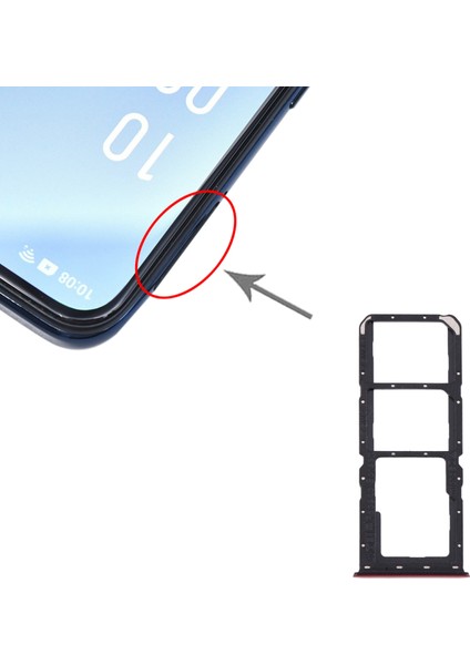Oppo A91/F15 Için Tepsi + Mikro Sd Kart Tepsisi (Yurt Dışından)