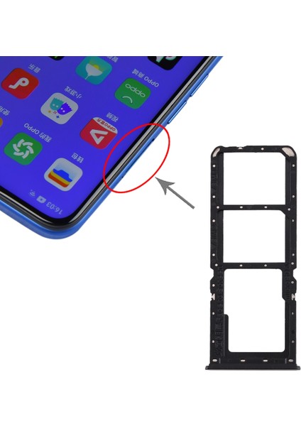 Oppo A11X/A11/A9(2020)/A5(2020) Için Tepsi + Tepsi + Mikro Sd Kart Tepsisi (Yurt Dışından)