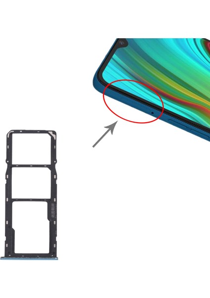 Oppo Realme C3 Için Tepsi + Mikro Sd Kart Tepsisi (Yurt Dışından) fırsatları