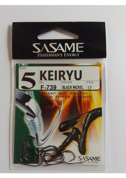 Keiryu F-739 Serisi Olta Iğnesi No:5