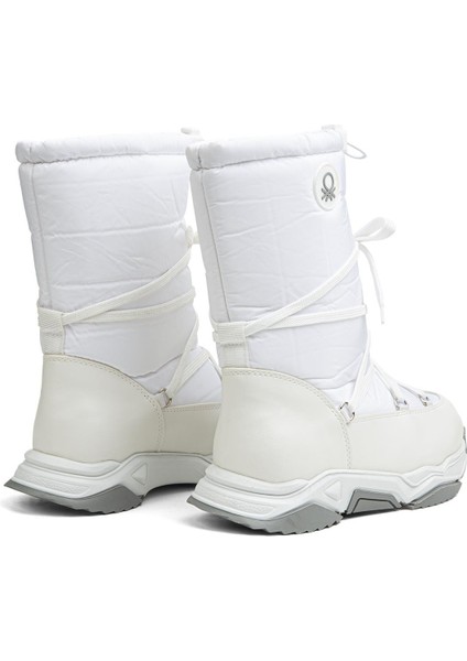 Benetton® | BN-30392 - 3256 Beyaz Gri - Kadın Bot modelleri