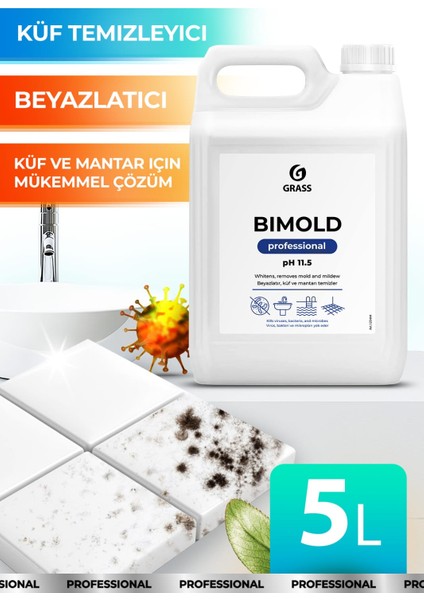 Bımold Küf Temizleyici Beyazlatıcı Profesyonel Jel 5L