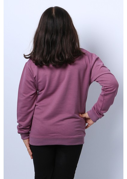 Kız Çocuk Sweat Ribanalı Cepli C43 modelleri