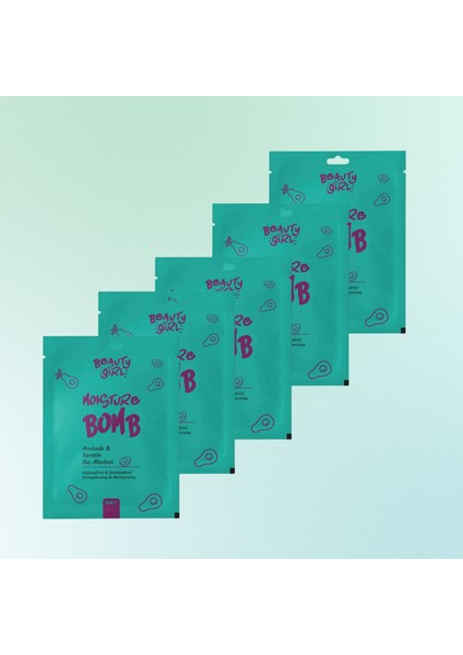 Beauty Gırl Avokado Keratin Nemlendirici Maske 30 Ml X 5 Adet