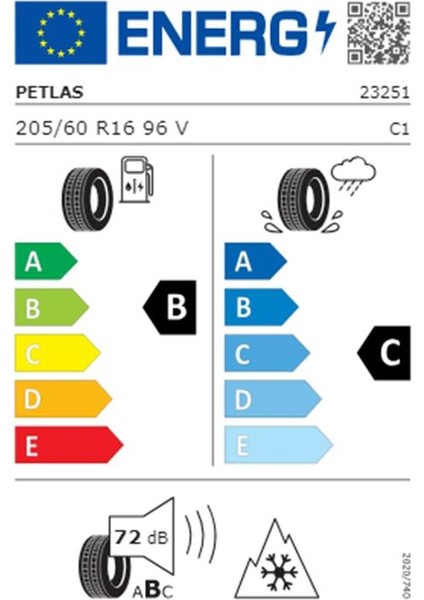 205/60 R16 Tl 96V Reınf. Multı Actıon PT565 4 Mevsim Oto Lastiği (Üretim Yılı :2024)