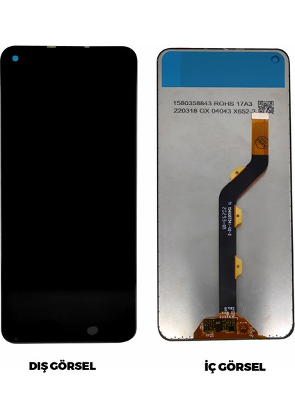 Tecno Camon 12 Air Uyumlu Lcd+Dokunmatik