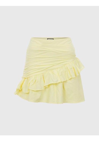 Lacie Kadın Etek Crop Takım Sarı indirimleri