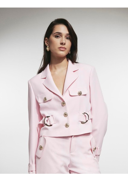 Tomris Kadın Ceket Pembe