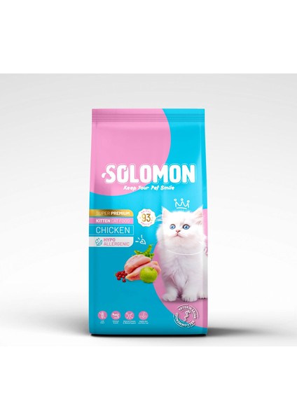 Kitten Yavru Tavuklu Süper Premium Kedi Maması 9 kg - Hipoalerjenik - Düşük Tahıllı