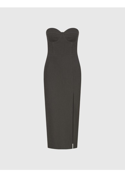 Madeliene Kadın Gri Elbise