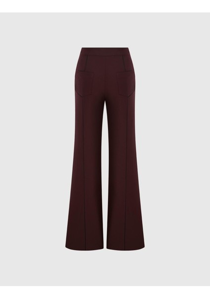 İlvi Mishe Kadın Bordo Pantolon fırsatları
