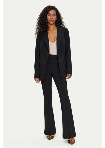 Kadın Tek Göğüslü Blazer Ceket