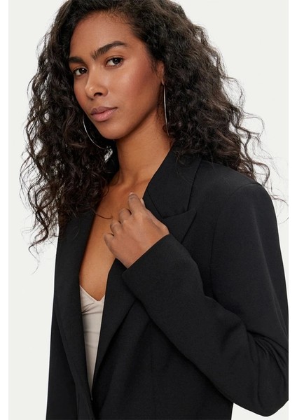 Kadın Tek Göğüslü Blazer Ceket