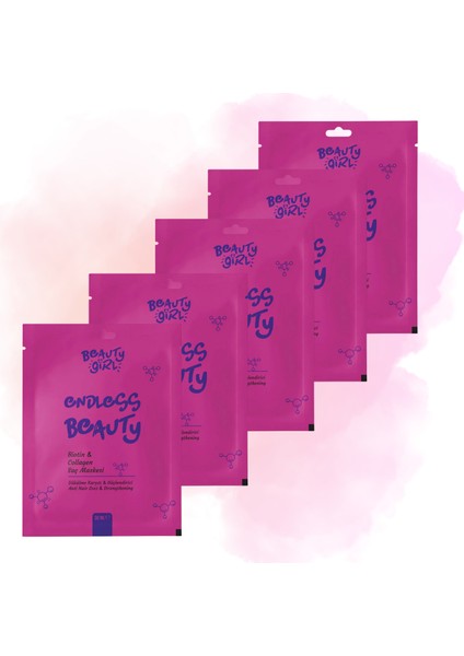 Beauty Gırl Biotin Kolajen Dökülme Karşıtı Saç Maskesi 30 Ml X 5 Adet
