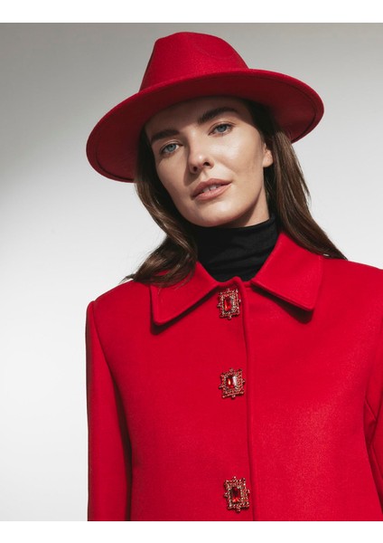 Rudny Kadın Kırmızı Kaban fiyatları