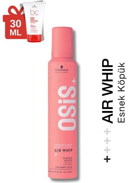 Air Whip Hacim Ve Tutuş Sağlayan Esnek Köpük 200ml + Bc Kırık Uç Önleyici Serum 30ml