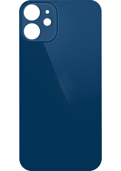 iPhone 12 Mini Uyumlu Geniş Kamera Camlı Batarya Kapağı