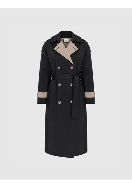 Mateo Kadın Trençkot Siyah modelleri