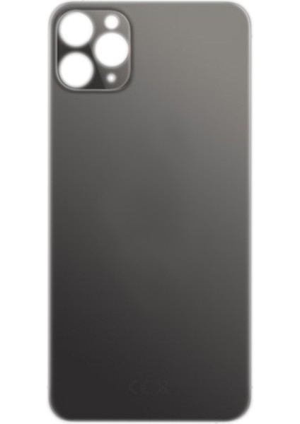 iPhone 11 Pro Max Uyumlu Geniş Kamera Camlı Batarya Kapağı